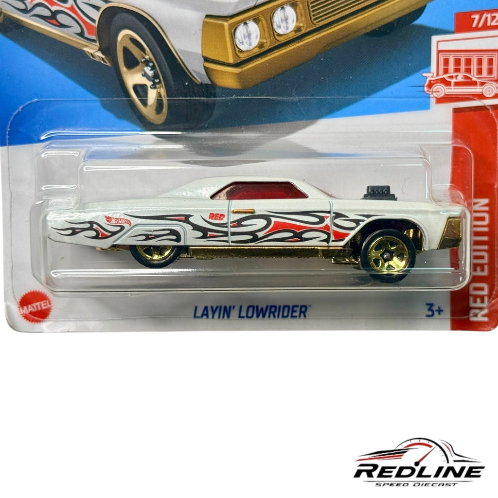 🇺🇸Hot Wheels TARGET RED EDITION LAYIN' LOWRIDER H35🇺🇸