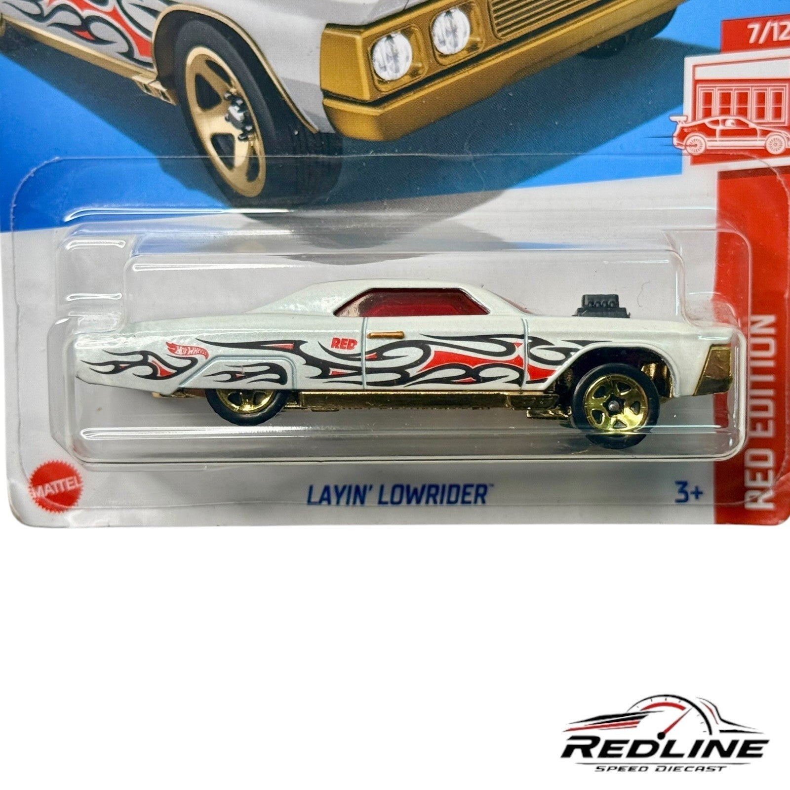🇺🇸Hot Wheels TARGET RED EDITION LAYIN' LOWRIDER H35🇺🇸