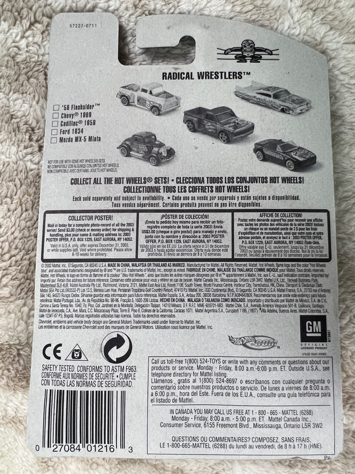 🇺🇸🇺🇸🇺🇸Hot Wheels  Radical Wrestler '58 Flashsider #090 HW18🇺🇸🇺🇸🇺🇸