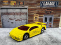 🇮🇹🇮🇹Vintage 1990 Ultra Hot Wheels Yellow Lamborghini Diablo C12🇮🇹🇮🇹