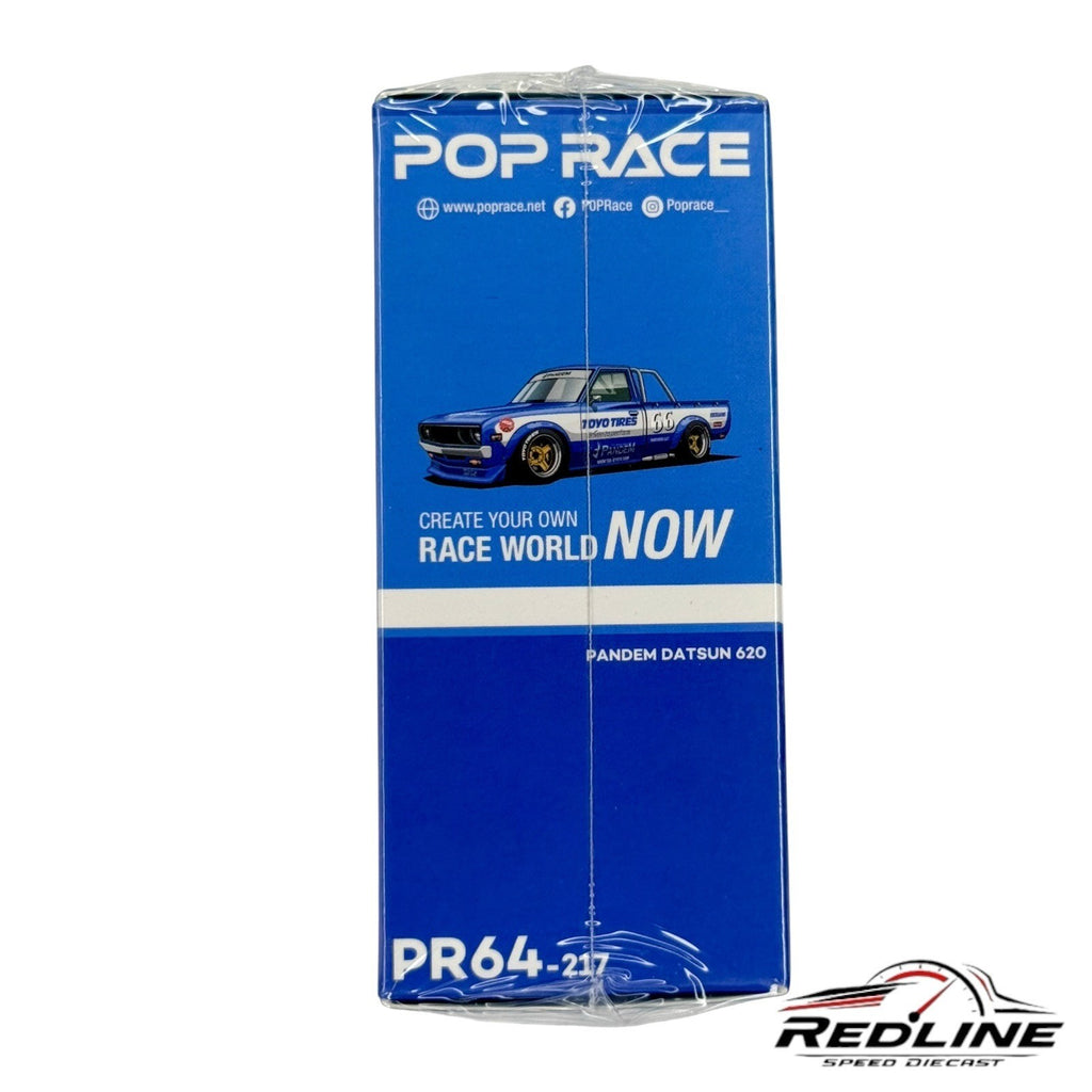 🎌🎌Pop Race Pandem Datsun 620 Truck Blue H17🎌🎌