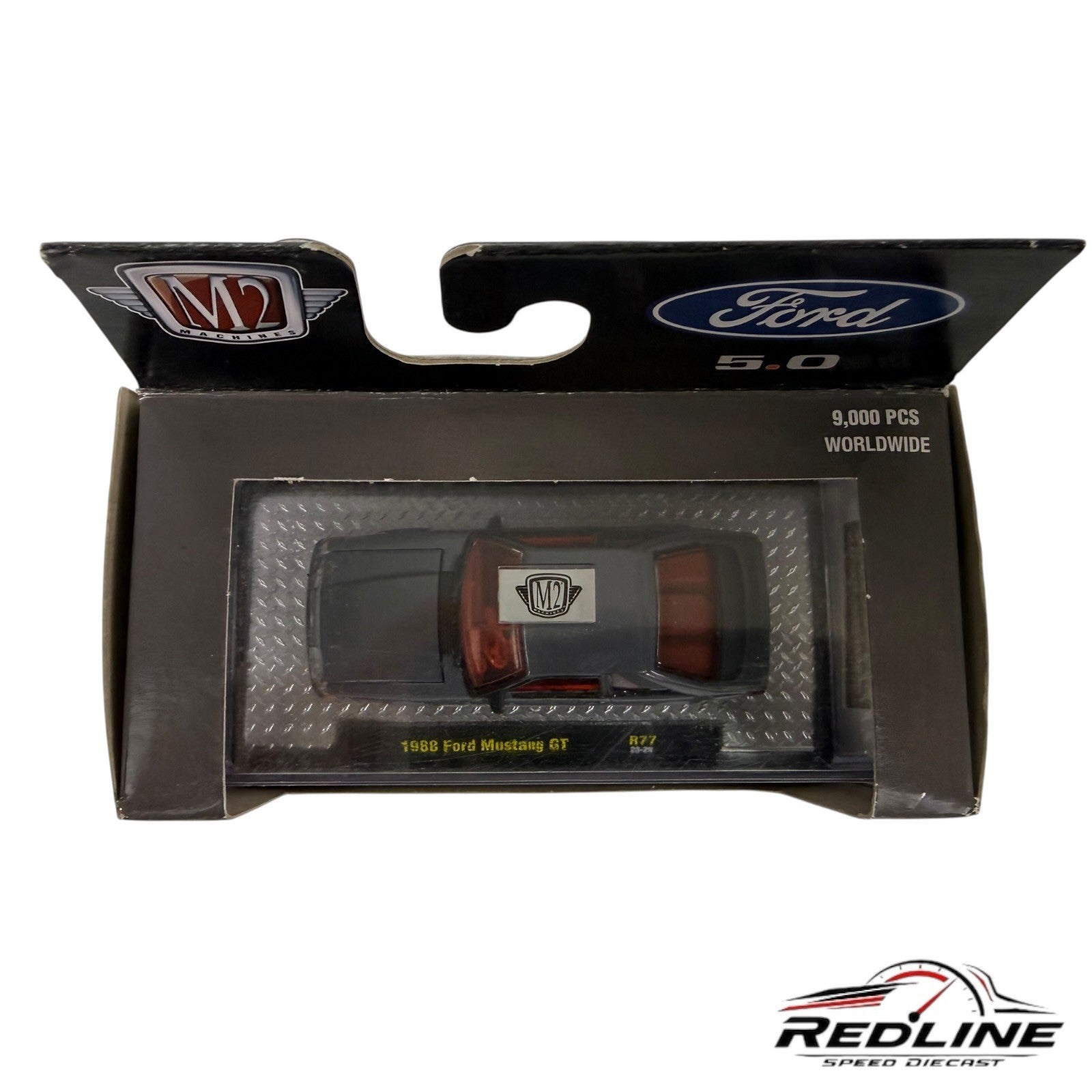 🇺🇸🇺🇸M2 Machines 1988 Ford Mustang GT R77 Grey :64 H1🇺🇸🇺🇸