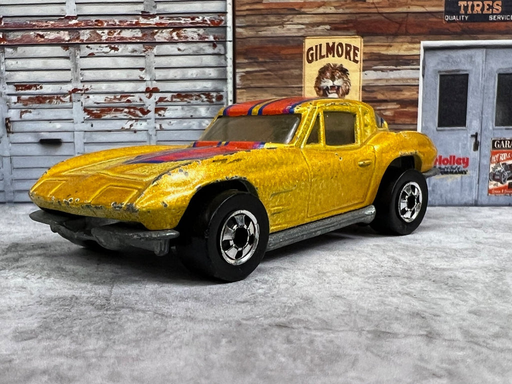 🇺🇸🇺🇸Hot Wheels Corvette Blackwall VG Condition Loose 1979 Hong Kong C3🇺🇸