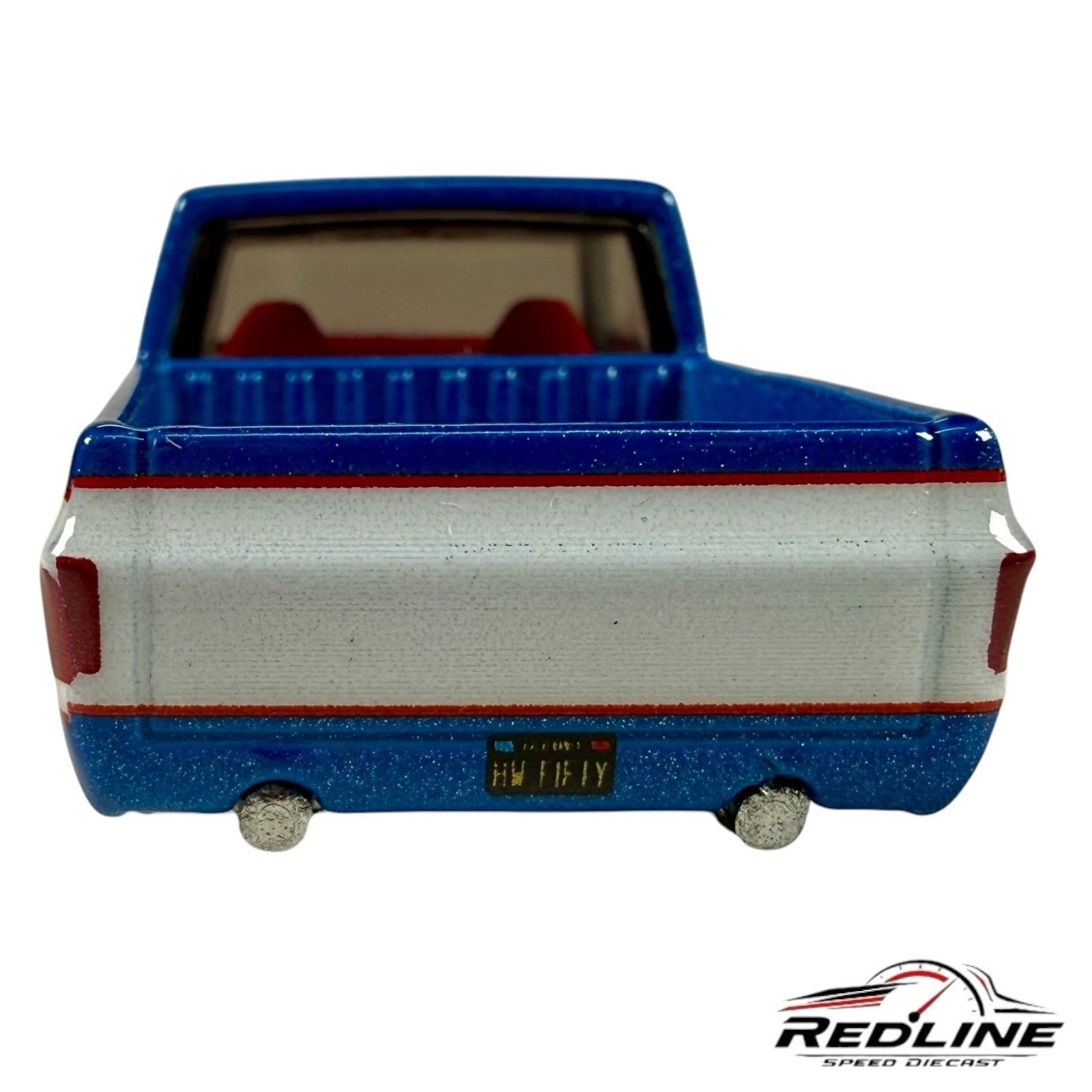 Hot Wheels Display Case Exclusive 83 Chevy Silverado 50th Anniversary Blue C5