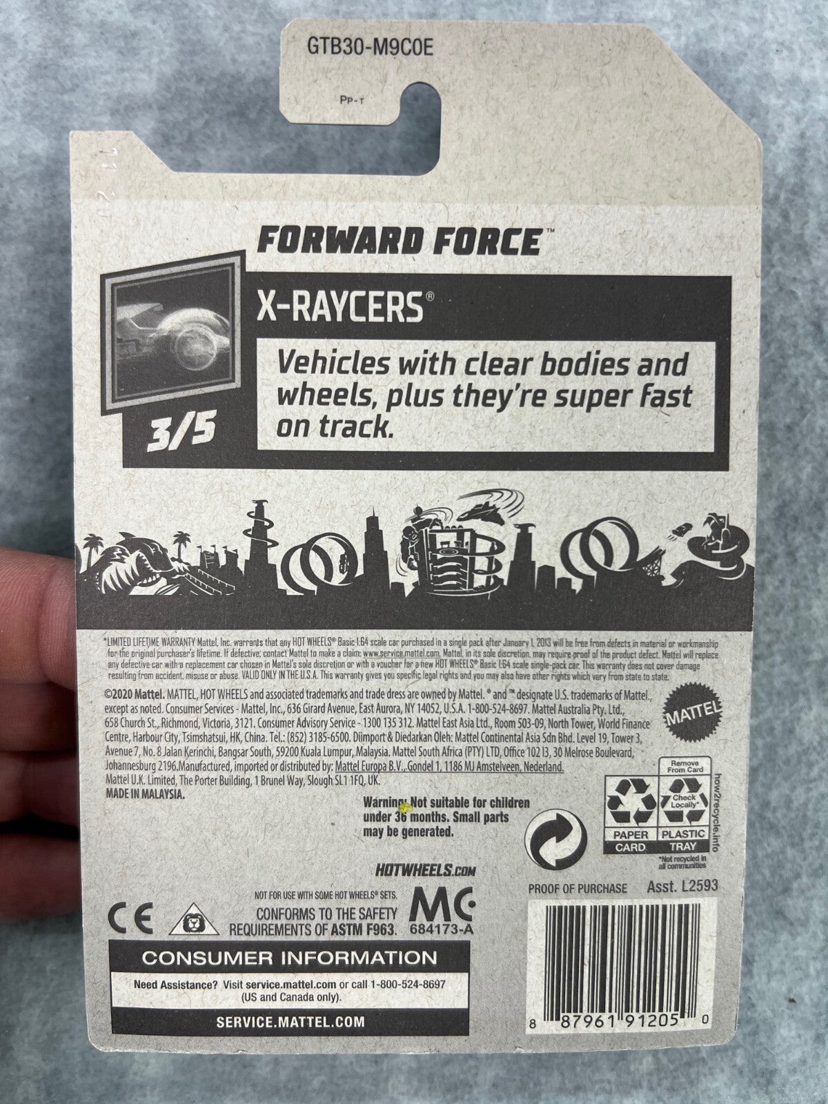 🔥🔥🔥Hot Wheels  2021 X-Raycers Forward Force H24🔥🔥🔥
