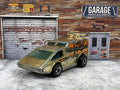 🔥🔥🔥Vintage Spoiler Sport Van 1976 Hot Wheels Gold Hong Kong C9🔥🔥🔥