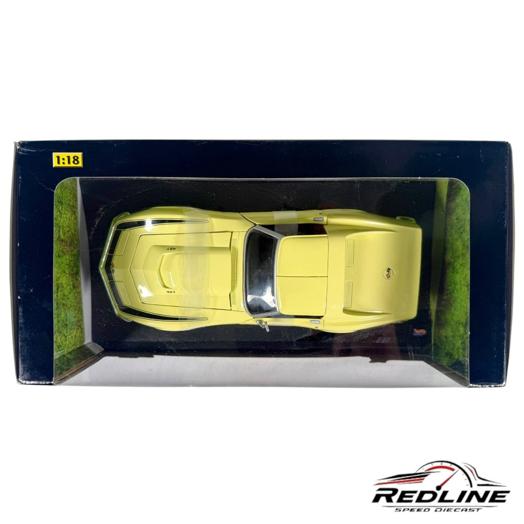🏁Hot Wheels 1969 Corvette Stingray 427 ZL-1 Yellow 1:18 C1🏁