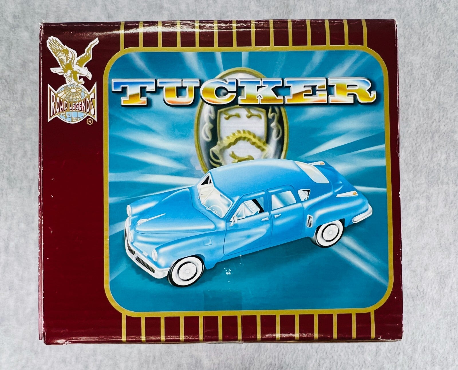 🇺🇸🇺🇸🇺🇸Road Legends 1948 Tucker Teal Blue 1:18 Scale🇺🇸🇺🇸🇺🇸