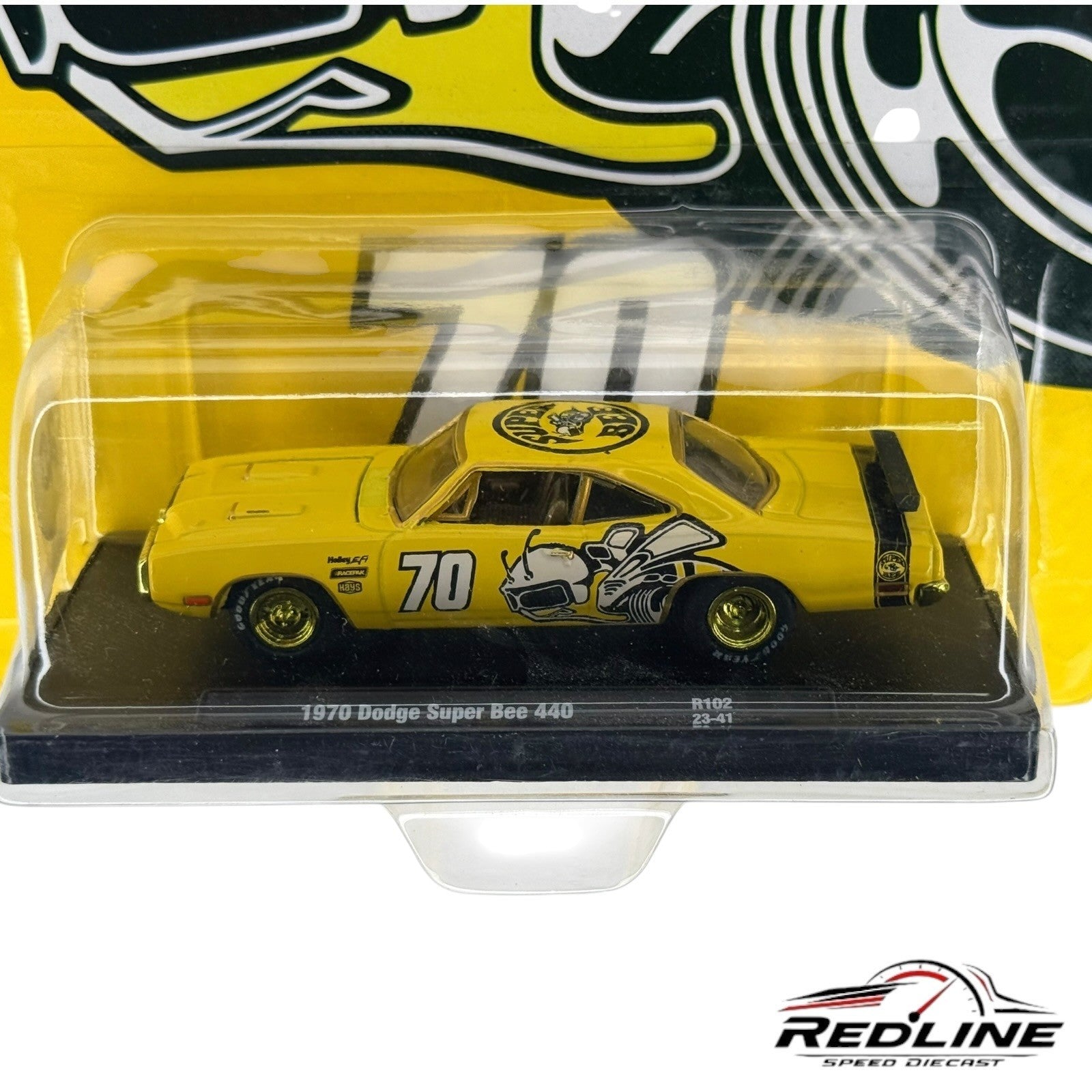 🇺🇸M2 Machines 1970 Dodge Super Bee 440 R102 CHASE Yellow H34🇺🇸