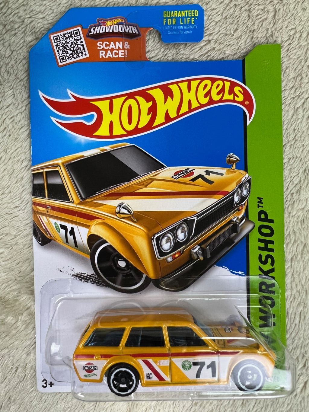 🔥🔥Hot Wheels HW Workshop Series Yellow ‘71 Datsun 510 Bluebird Wagon HW12🔥🔥