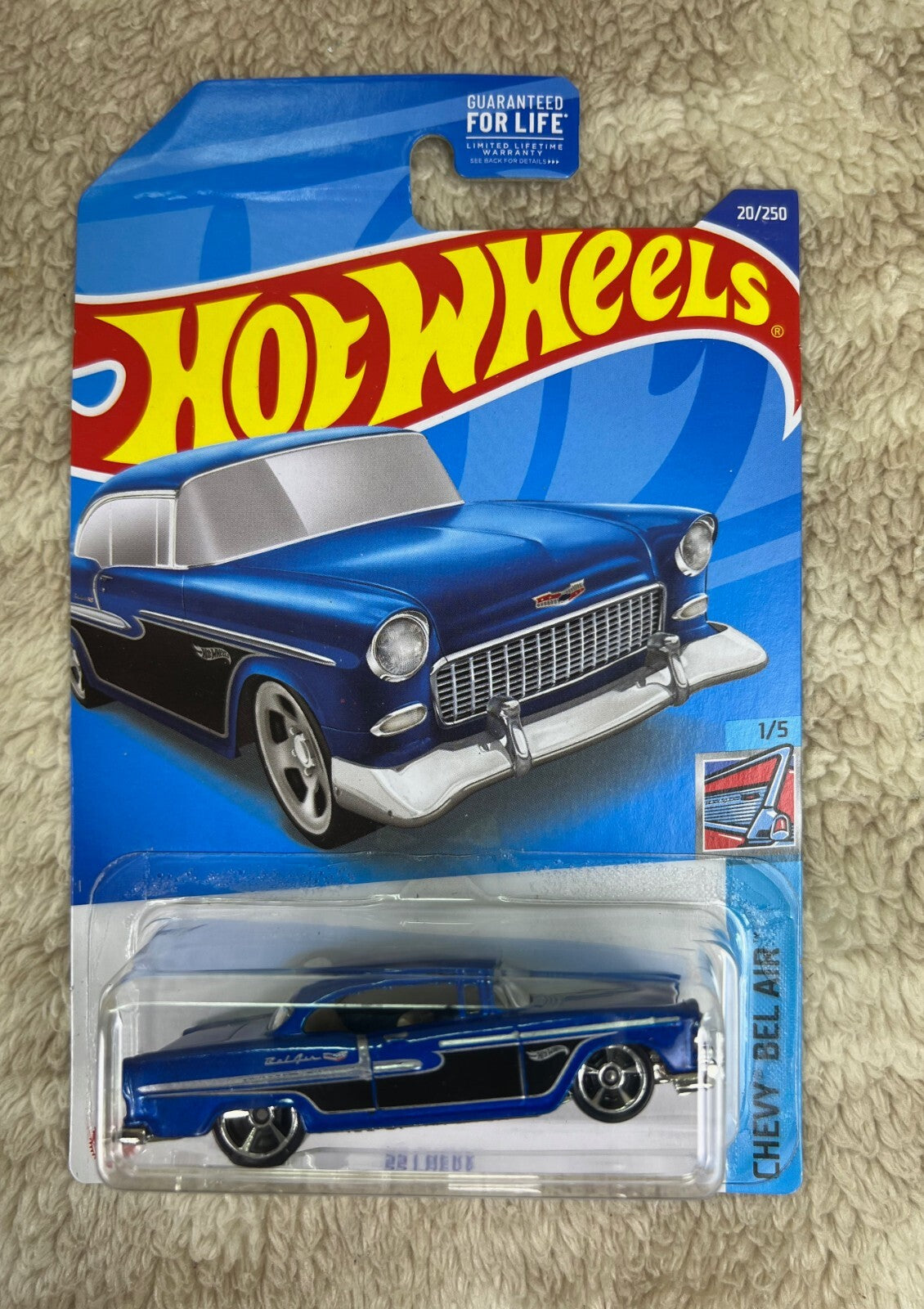 🇺🇸🔥🔥🔥🔥Hot Wheels  '55 Chevy Bel Air Blue HW18🔥🔥🔥🔥🇺🇸