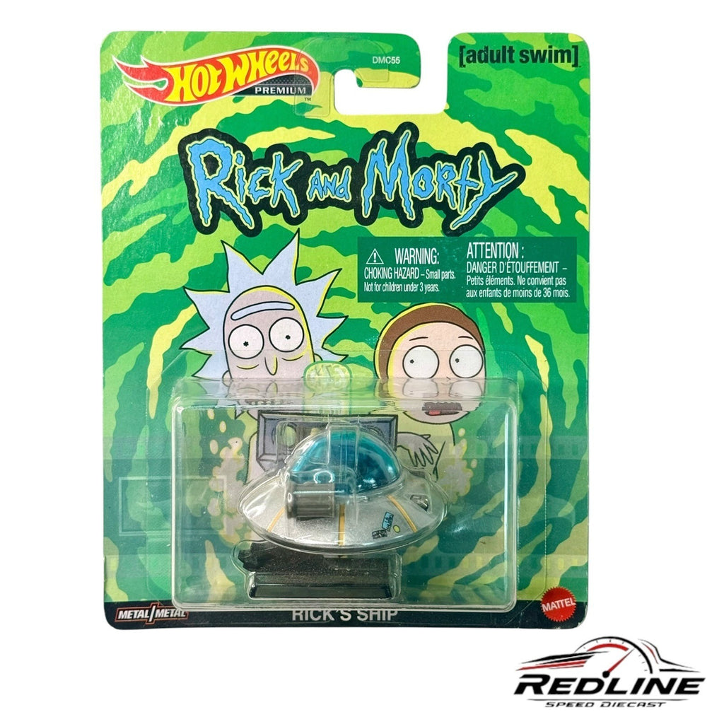 🇺🇸Hot Wheels Premium Pop Culture 'Rick and Morty' Rick's Ship H17🇺🇸