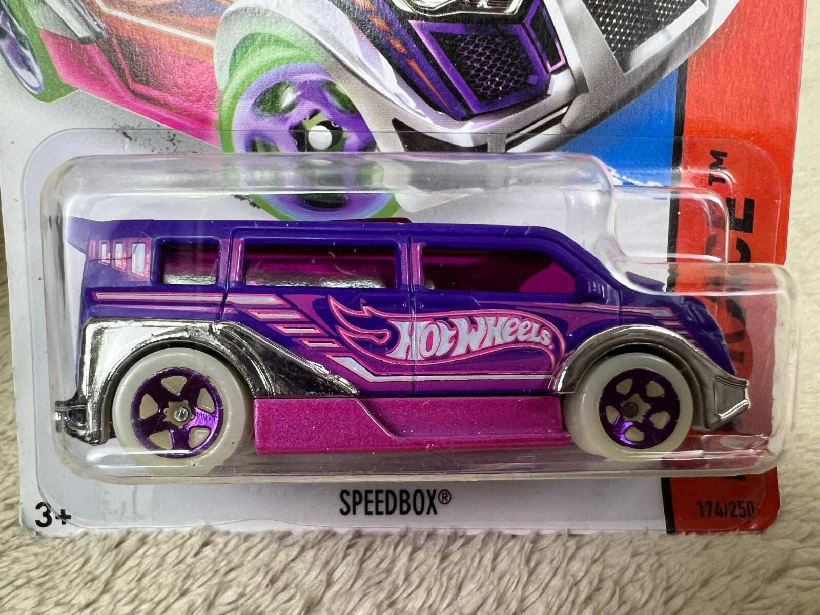 🔥🔥🔥🔥 Hot Wheels #174 HW Race-Night Storm SPEEDBOX Purple HW12🔥🔥🔥🔥