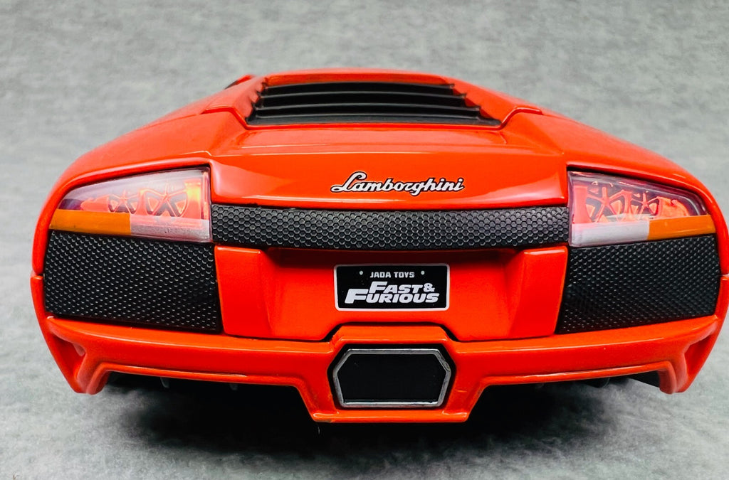 🇮🇹Jada Die Cast 1:24 Fast & Furious Roman's Lamborghini Murcielago Orange🇮🇹