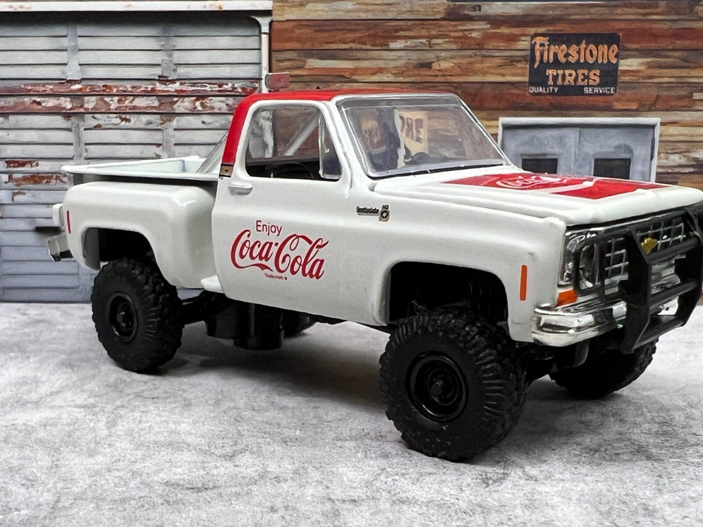 🔥🔥🔥M2 Machines 1975 Gmc Sierra Grande 15 Coca-Cola WHEEL SWAP Custom C5🔥🔥🔥