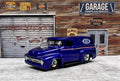 🔥Hot Wheels 100% Petersen's Custom Classic Trucks '56 Ford Real Riders Blue C19
