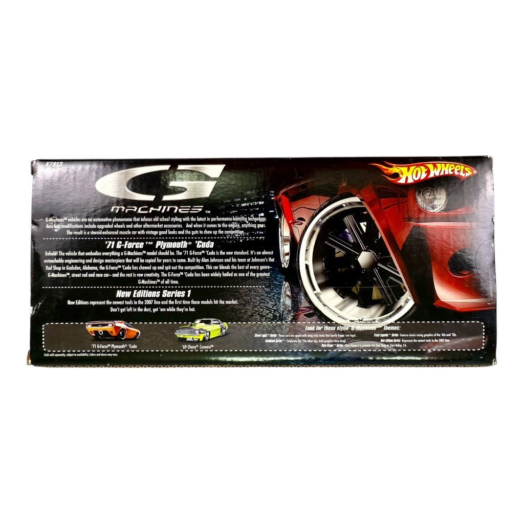 🇺🇸🇺🇸HOTWHEELS G-Machines '71 G-Force Plymouth Cuda Orange 1:24🇺🇸🇺🇸