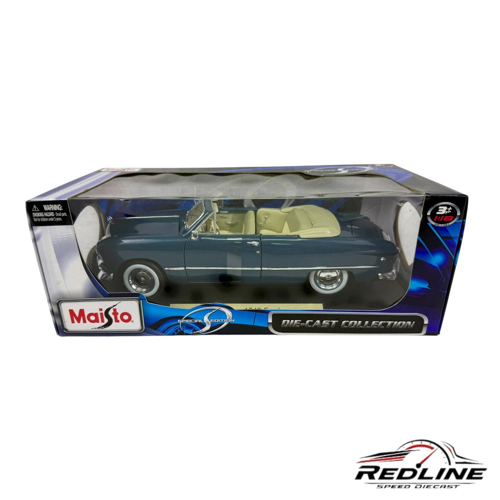 🇺🇸🇺🇸🇺🇸Maisto Special Edition 1949 Blue Ford Convertible 1:18🇺🇸🇺🇸🇺🇸