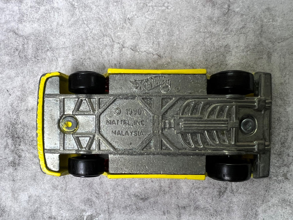 🇮🇹🇮🇹Vintage 1990 Ultra Hot Wheels Yellow Lamborghini Diablo C12🇮🇹🇮🇹