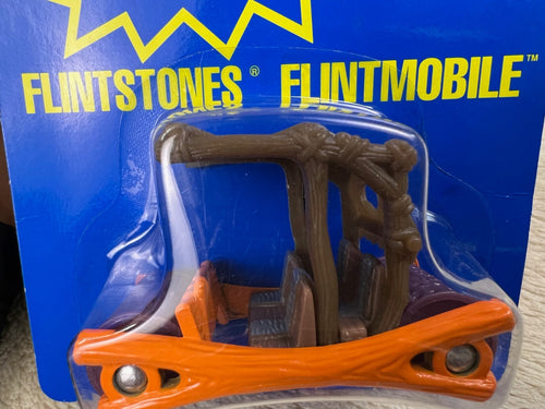 Hot Wheels Flintstones Flintmobile Color Changing Pebbles Bedrock Shop 1994 HW19
