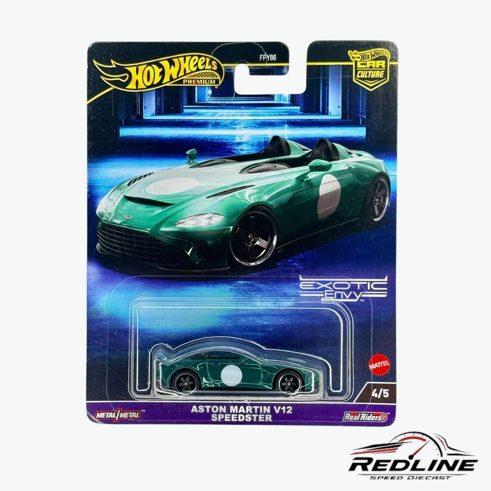 🇬Hot Wheels Premium Car Culture Exotic Envy Aston Martin V12 Speedster H17🇬🇧