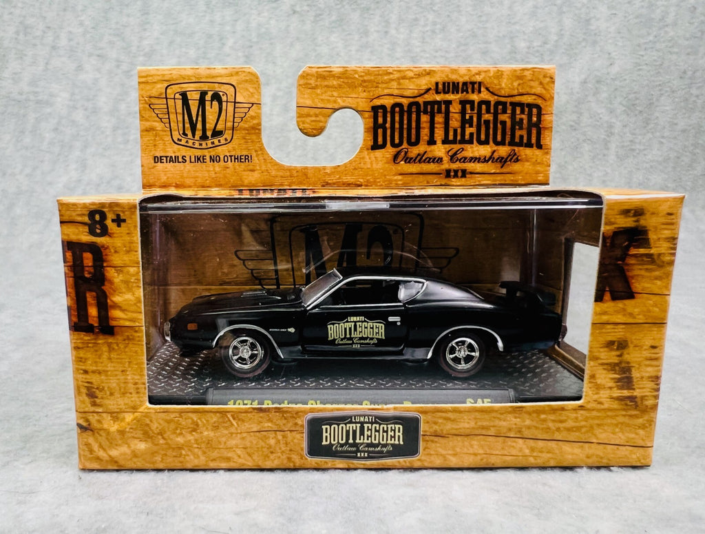 🇺🇸M2 Machines 1971 Dodge Charger Super Bee S45 Lunati Bootlegger H9🇺🇸