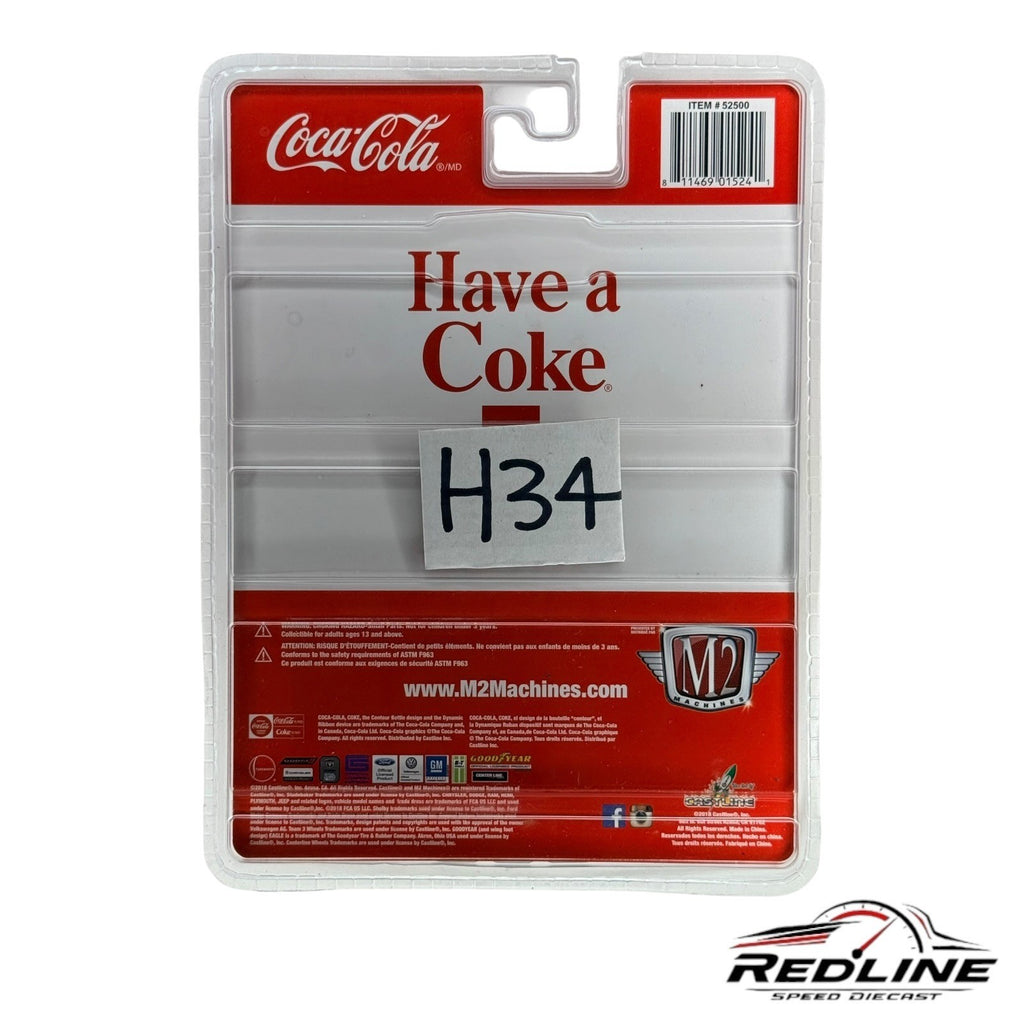 🇺🇸M2 Machines Coca-Cola 1957 Fargo COE Truck Raw Chase 250pcs H34🇺🇸