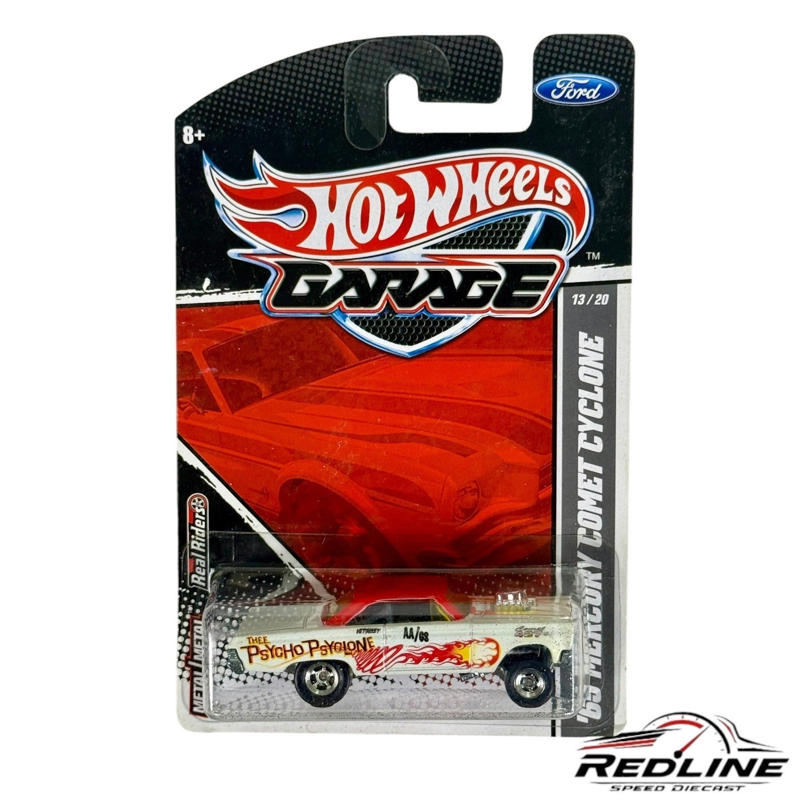 🇺🇸Hot Wheels Garage '65 Mercury Comet Cyclone 13/20 Psycho Psyclone H13🇺🇸