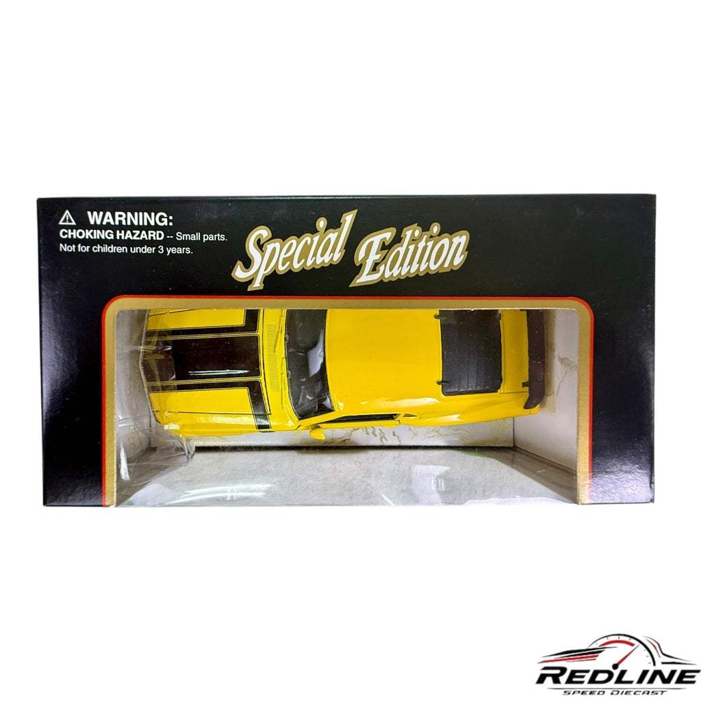 🐎🐎🐎Maisto Special Edition Yellow 1970 Boss 302 Mustang 1/24 Diecast🐎🐎🐎