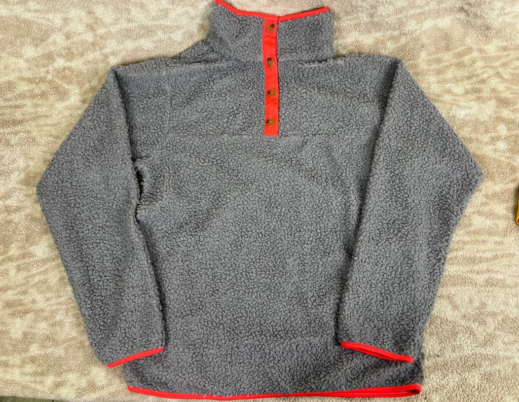 🔥🔥🔥Kori American Fleece 1/4 Button Pullover Woman's Medium🔥🔥🔥