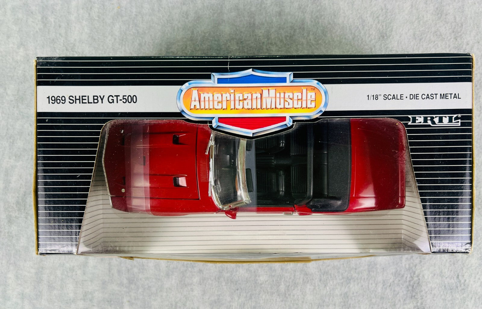 🐎🐎🐎ERTL American Muscle 1969 SHELBy  GT-500 Red 1:18 Scale🐎🐎🐎