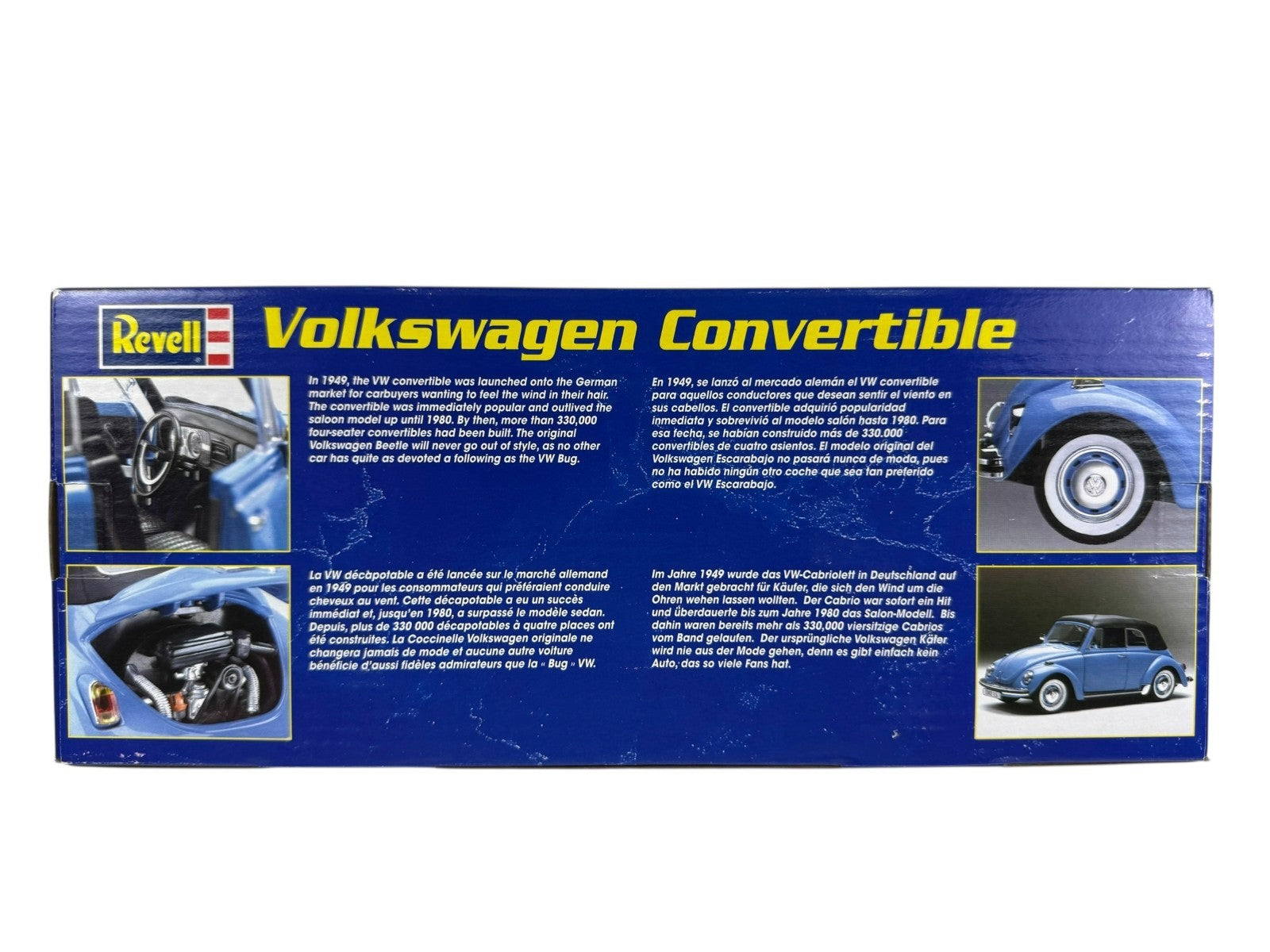 🇩🇪🇩🇪Revell Volkswagen Convertible Yellow 1:18 B3🇩🇪🇩🇪