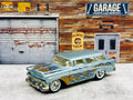 🇺🇸🇺🇸🇺🇸Hot Wheels 2008 Holiday Rods Chevy Nomad Blue C4🇺🇸🇺🇸🇺🇸