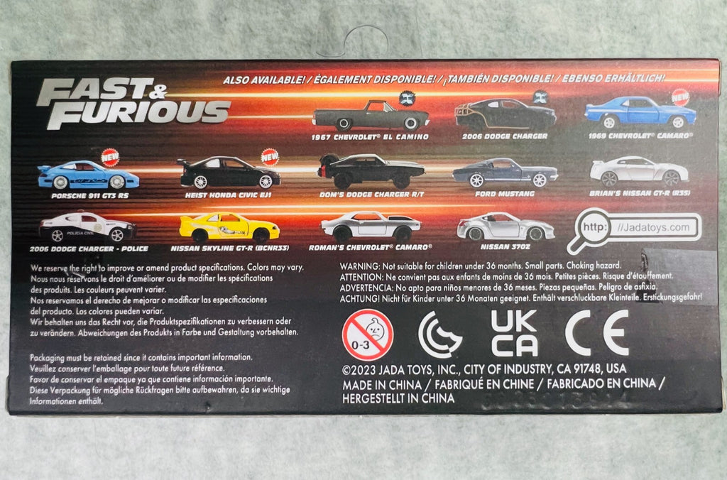🔥🔥🔥Jada Toys Fast and Furious 1995 Toyota Supra 1/32🔥🔥🔥