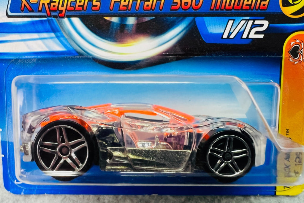 🇮🇹Hot Wheels 2005 First Editions X-Raycers Ferrari 360 Modena TRACK ACES H23