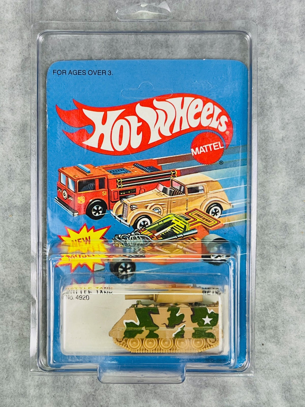 🇺🇸🇺🇸🇺🇸 Hot Wheels Battle Tank #4920 1983 H11🇺🇸🇺🇸🇺🇸