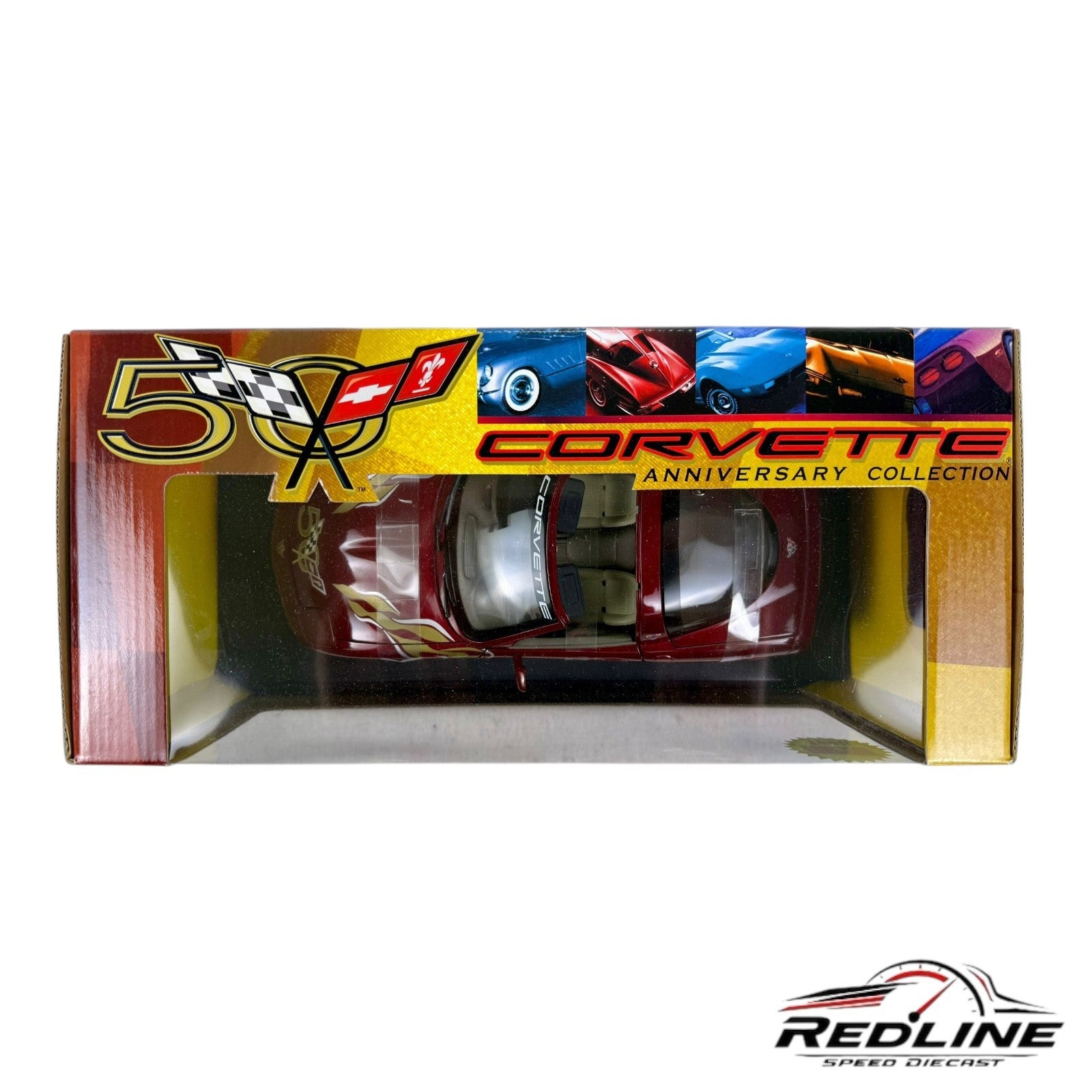🏁🏁Ertl American Muscle 2003 Corvette Indy 500 Pace Car 1:18 GE🏁🏁
