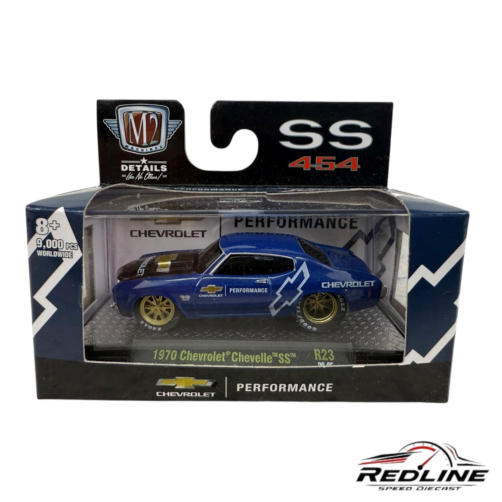 🇺🇸🇺🇸M2 Machines Ground Pounders Blue 1970 Chevrolet Chevelle SS H2🇺🇸🇺🇸