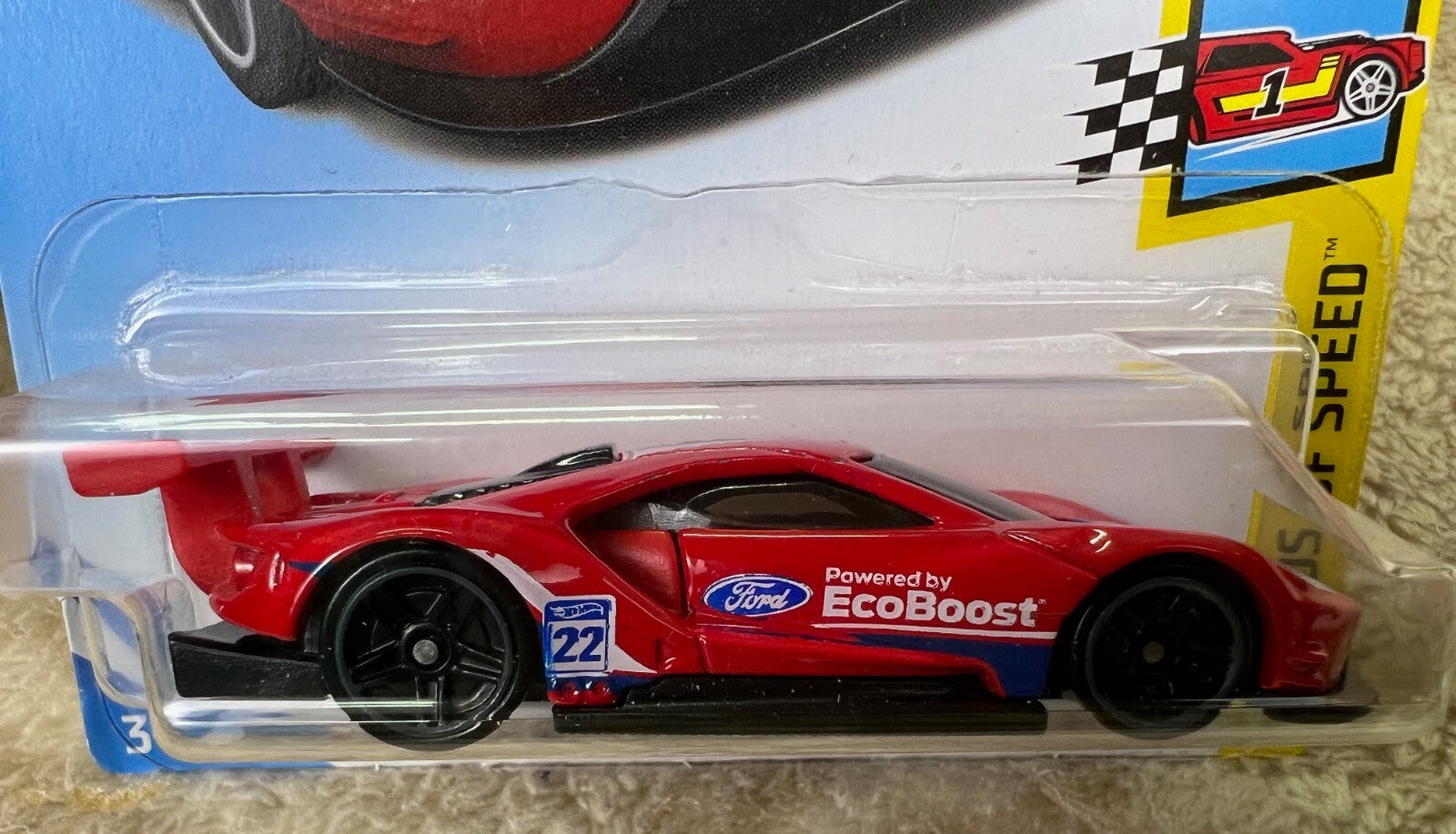 🇺🇸🇺🇸Hot Wheels Legends of Speed Series 2016 Ford GT Race Red HW18🇺🇸🇺🇸