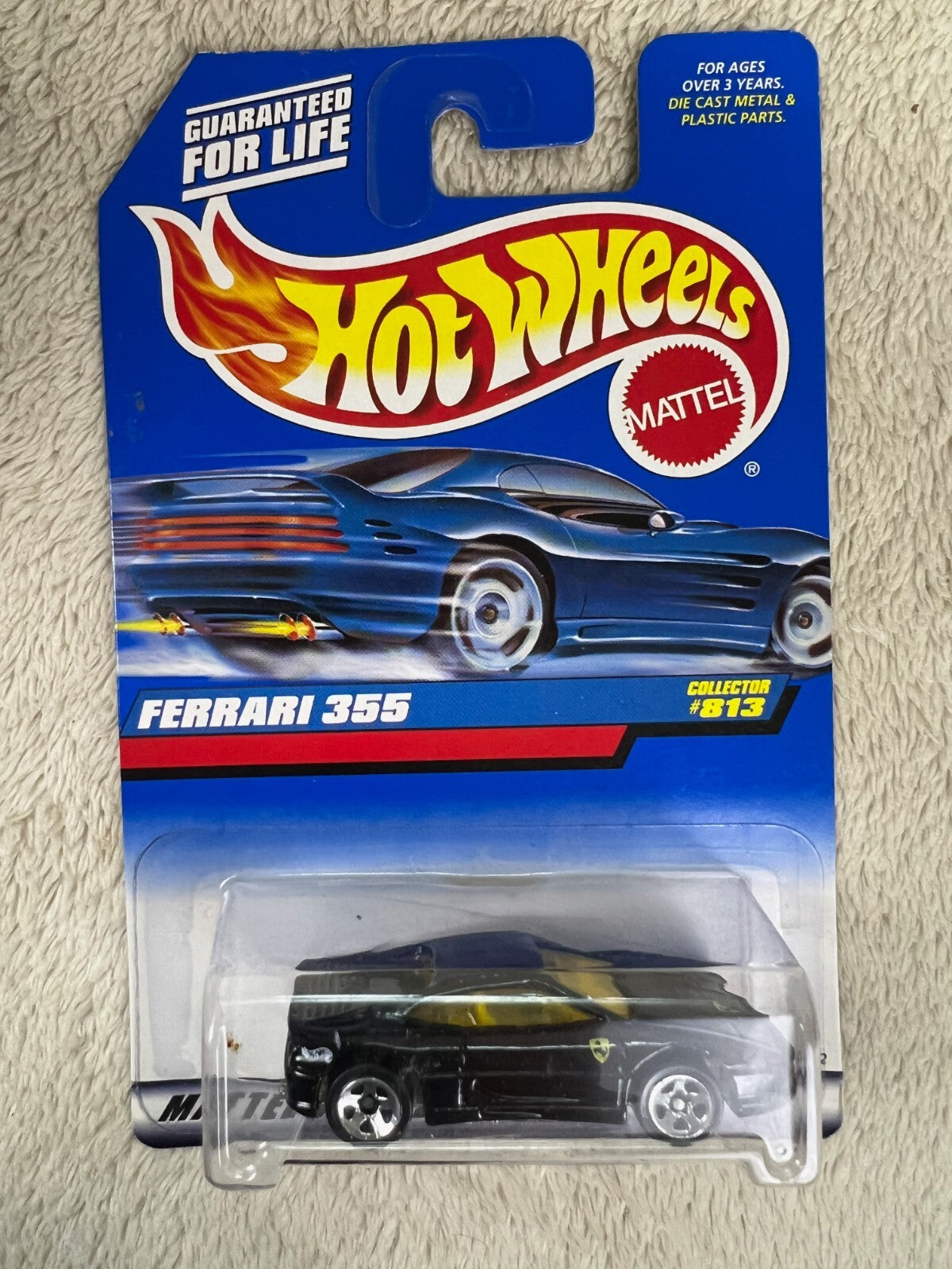 🇮🇹🇮🇹Hot Wheels Mainline/Collector #813 FERRARI 355 Black HW13🇮🇹🇮🇹