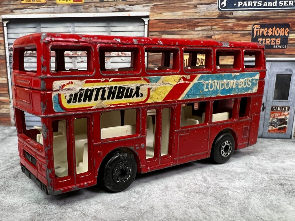 🇬🇧🇬🇧Vintage Matchbox London Bus Diecast  1/124 C3🇬🇧🇬🇧