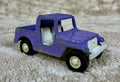 Vintage Diecast Plastic Tootsie Toy purple Jeep Truck Made USA