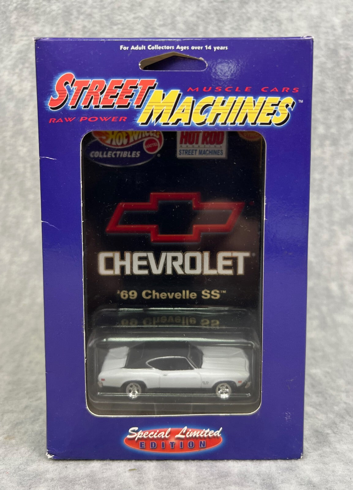 🔥🔥Hot Wheels Hot Rod Magazine Street Machines '69 Chevelle SS WHITE🔥🔥