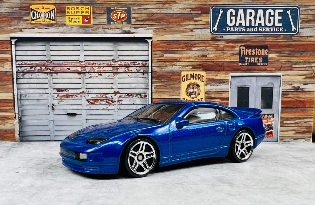 🎌🎌Hot Wheels Nissan 300ZX TT Diecast Car Blue Twin Turbo C5🎌🎌