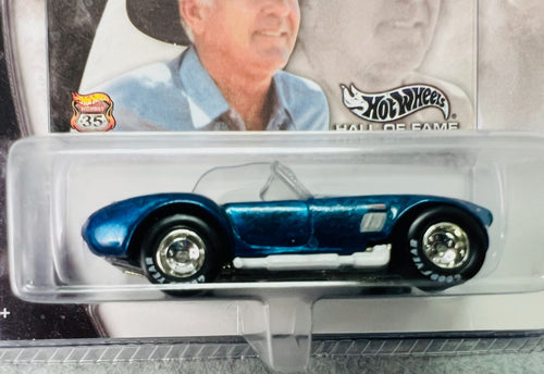 🏁Hot Wheels Hall of Fame Legends Carroll Shelby Classic Cobra Blue H33🏁