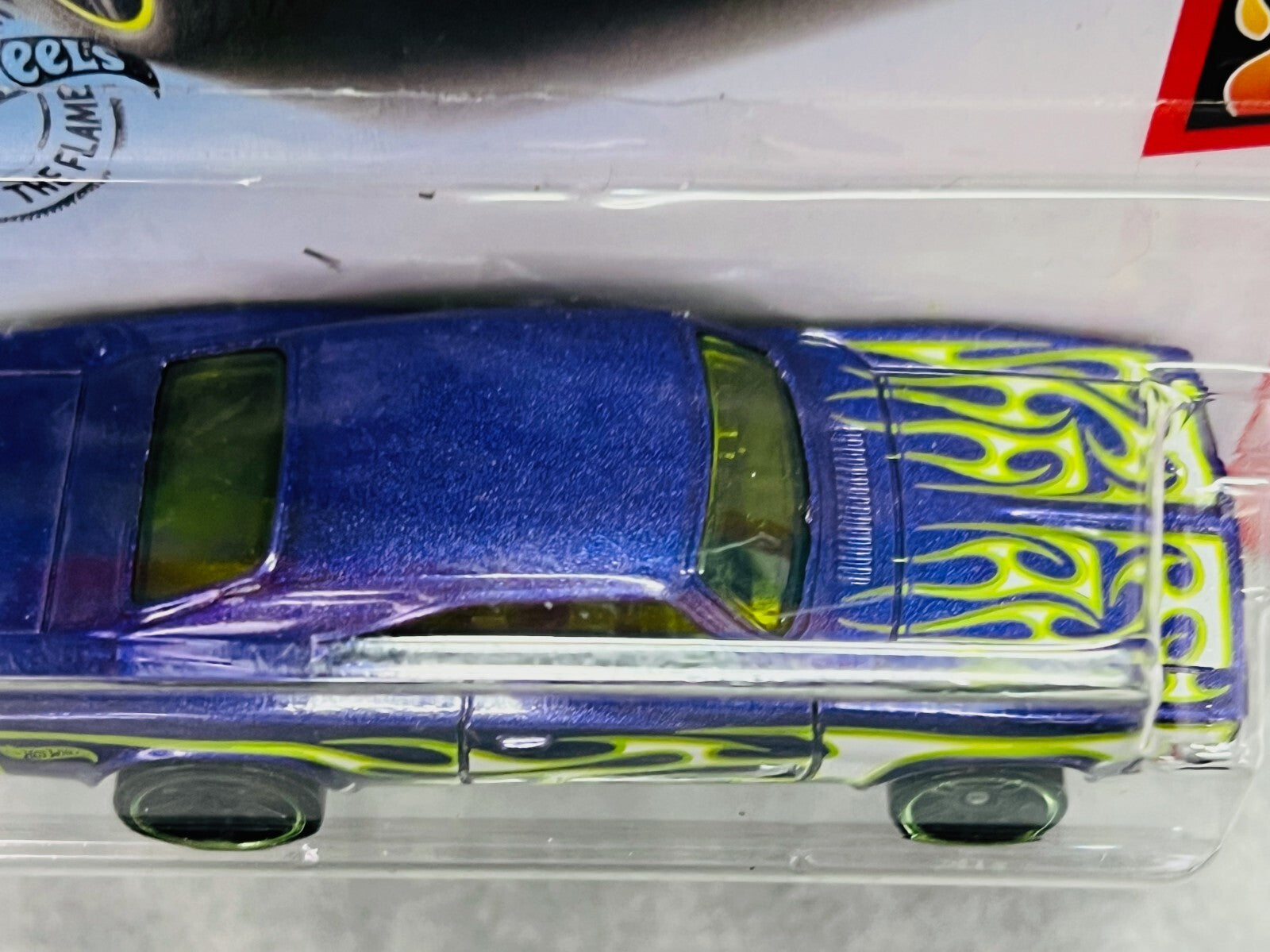 🔥🔥🔥Hot Wheels 69 Dodge Charger 500 HW FLAMES HW Flames H25🔥🔥🔥