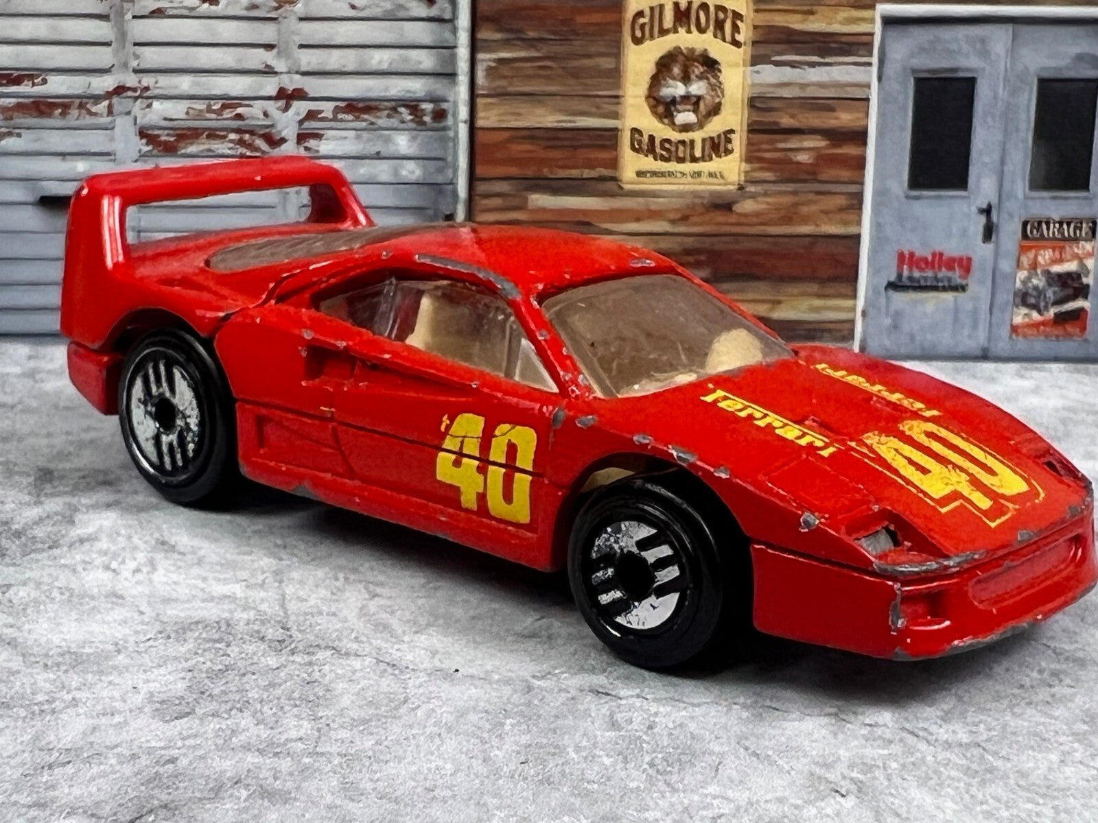 🇮🇹🇮🇹🇮🇹Hot Wheels 1988 Ferrari F40 Red Car /w Opening Back C1🇮🇹🇮🇹🇮🇹
