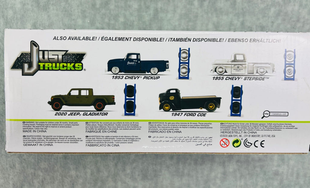 🇺🇸🇺🇸Jada Just Trucks 1947 Ford COE Black  w/Extra Wheels 1:24 Scale 🇺🇸🇺🇸