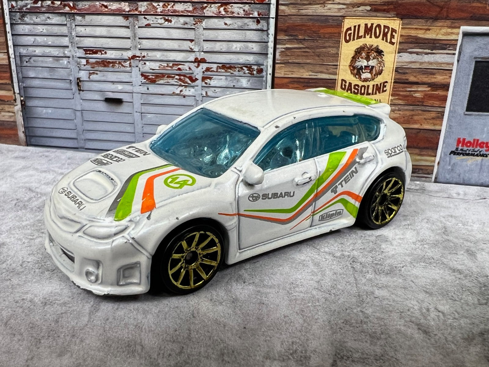 🔥🔥🔥Hot Wheels 2011  Subaru WRX STI  Diecast Sports Car  WHITE C1🔥🔥🔥
