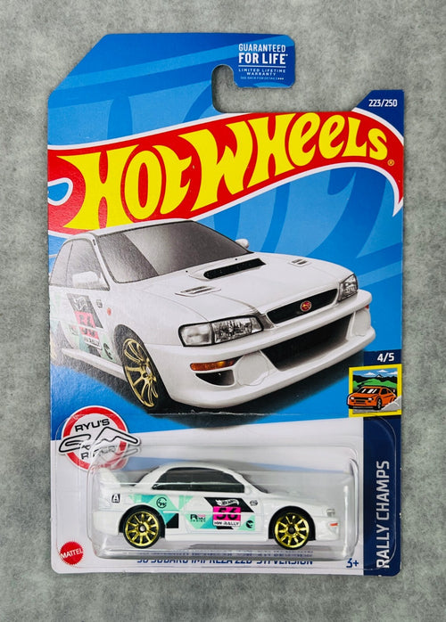 🏁Hot Wheels Treasure Hunt '98 Subaru Impreza 22B-STi Version Rally Champs H24🏁